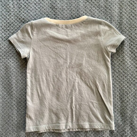 OshKosh bundle of two light blue tshort and turtleneck 3T and 4T - Picture 6 of 8